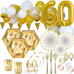 Fertige Deko Sets zum 60. Geburtstag